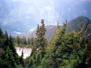 Viewpoint from a high point, Mount Seymour 2003-07.